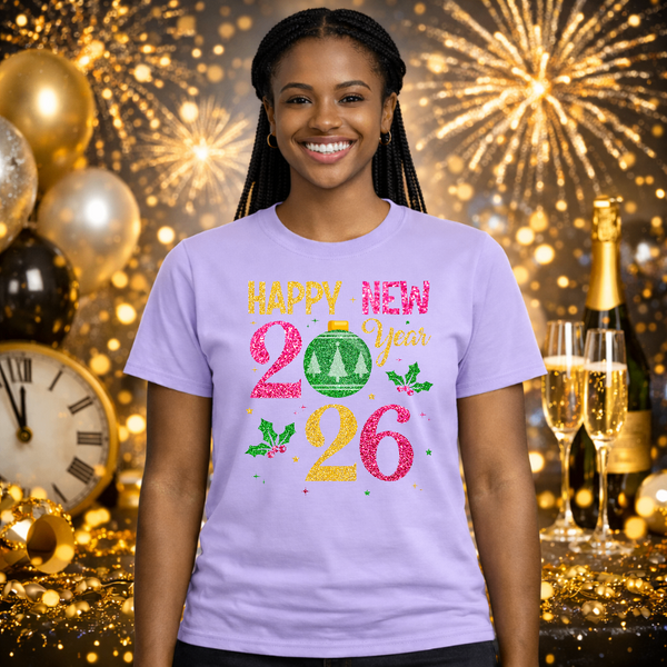 Happy New Year 2026 – New Years Premade DTF Transfer