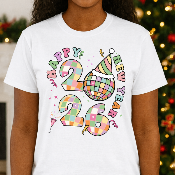 Happy New Year 2026 – New Years Premade DTF Transfer