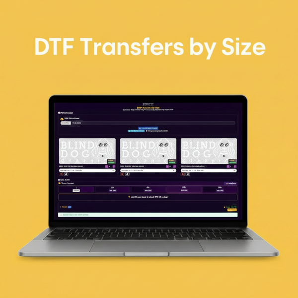 UV DTF Transfers by Size