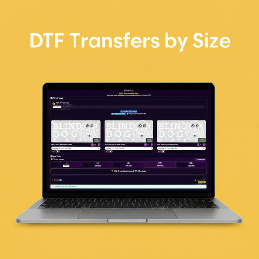 UV DTF Transfers by Size