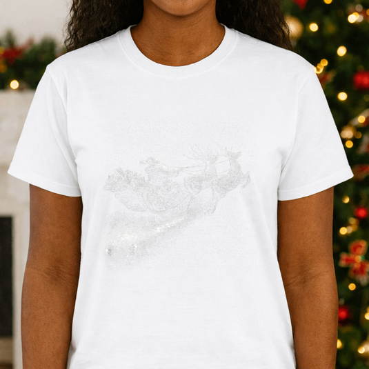 Halftone Santa Head – Christmas Holiday Premade DTF Transfer