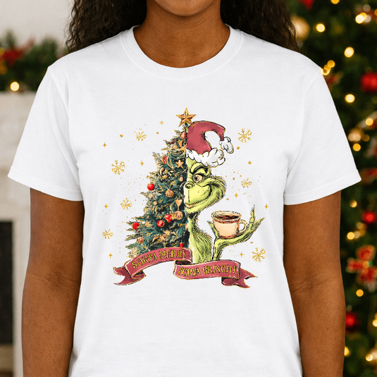 SORTA MERRY SORTA GRINCH – Christmas Premade DTF Transfer