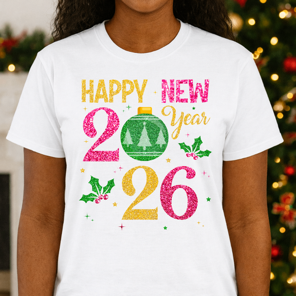 Happy New Year 2026 – New Years Premade DTF Transfer