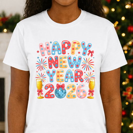 Happy New Year 2026 – New Years Premade DTF Transfer