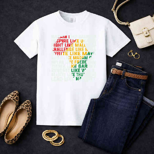 Dream Like Martin Lead Like Harriet – Black History Month Premade DTF Transfer