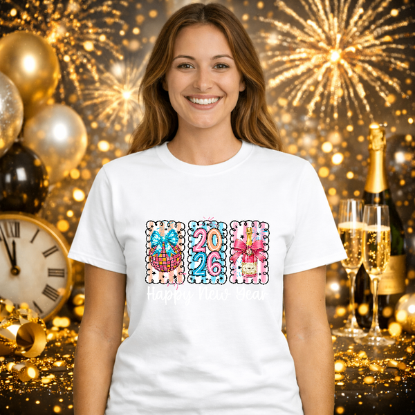 Happy New Year 2026 – New Years Premade DTF Transfer
