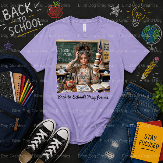 Back to school pray for me – School Premade DTF Transfer (view 2 of 2) – by Blind Dog Graphics – Premade Transfers – Schoo...