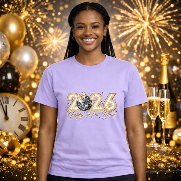 Happy New Year 2026 – New Years Premade DTF Transfer