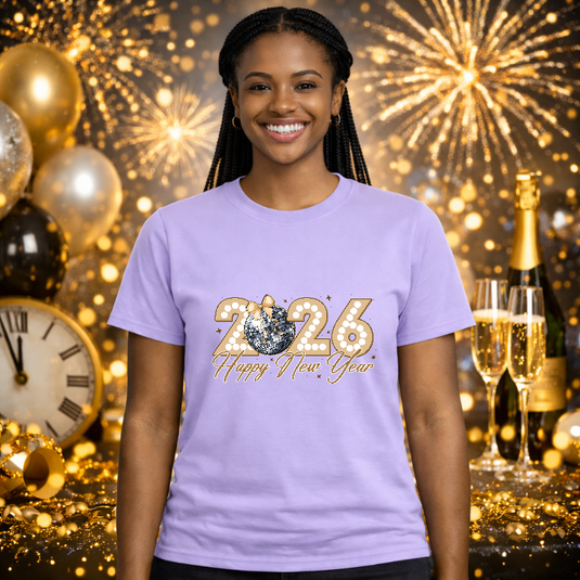 Happy New Year 2026 – New Years Premade DTF Transfer
