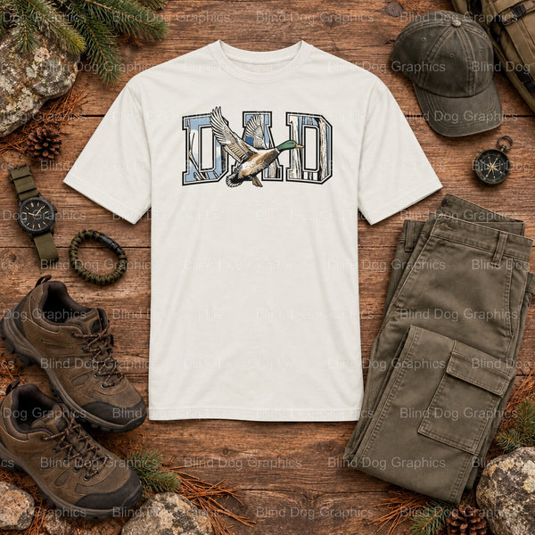 Best. Duck. Dad. Ever. - Hunting DTF Transfer (view 2 of 2) – by Blind Dog Graphics – Premade Transfers – Hunting, Outdoors