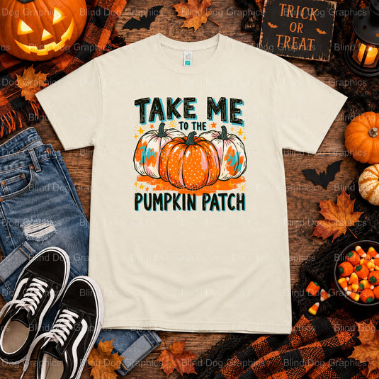 BEWARE OF TRICK OR TREATERS – Halloween Premade DTF Transfer (view 1 of 2) – by Blind Dog Graphics – Premade Transfers – H...
