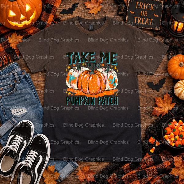 BEWARE OF TRICK OR TREATERS – Halloween Premade DTF Transfer (view 2 of 2) – by Blind Dog Graphics – Premade Transfers – H...