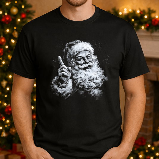 SANTA SAYS... GET LIT – Christmas Premade DTF Transfer
