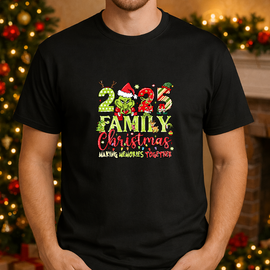 Grinch Family Christmas – Christmas Premade DTF Transfer