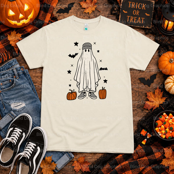 BOO! – Halloween Premade DTF Transfer (view 1 of 2) – by Blind Dog Graphics – Premade Transfers – Halloween, DTF Transfers