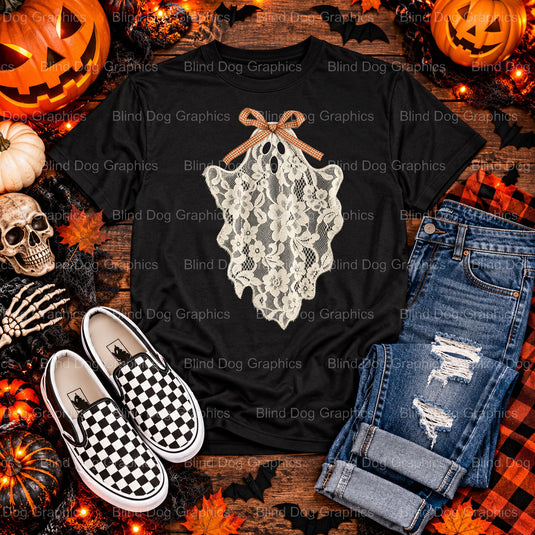BOO – Halloween Premade DTF Transfer (view 1 of 2) – by Blind Dog Graphics – Premade Transfers – Halloween, DTF Transfers
