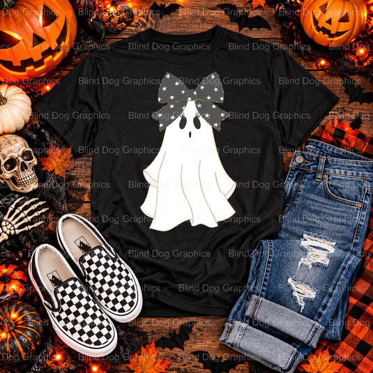BOO! – Halloween Premade DTF Transfer (view 2 of 2) – by Blind Dog Graphics – Premade Transfers – Halloween, DTF Transfers