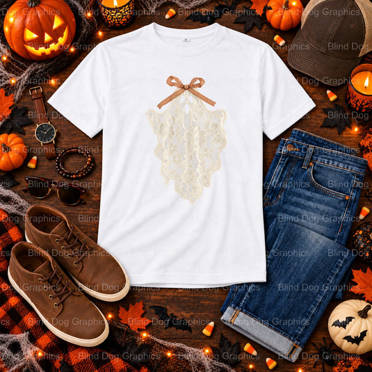 BOO – Halloween Premade DTF Transfer (view 2 of 2) – by Blind Dog Graphics – Premade Transfers – Halloween, DTF Transfers
