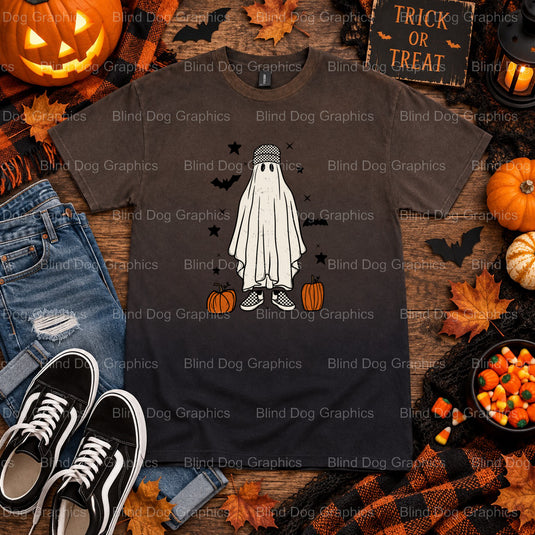 BOO! – Halloween Premade DTF Transfer (view 2 of 2) – by Blind Dog Graphics – Premade Transfers – Halloween, DTF Transfers