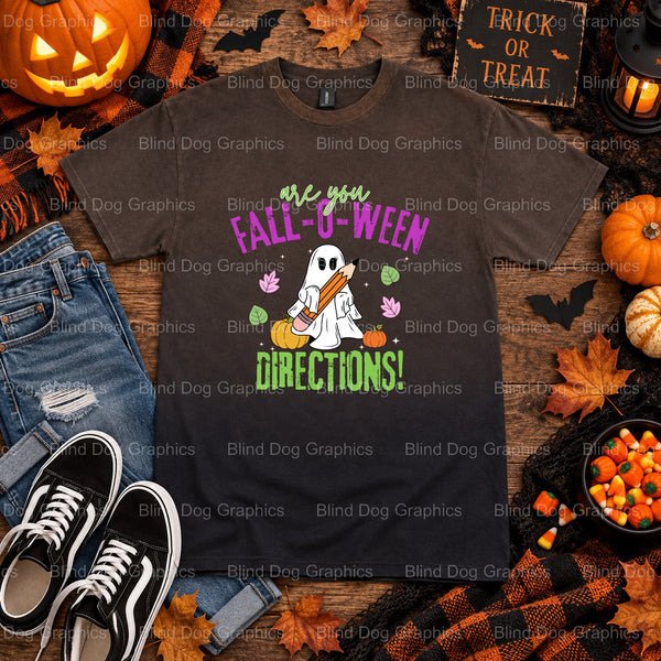BOO – Halloween Premade DTF Transfer (view 2 of 2) – by Blind Dog Graphics – Premade Transfers – Halloween, DTF Transfers