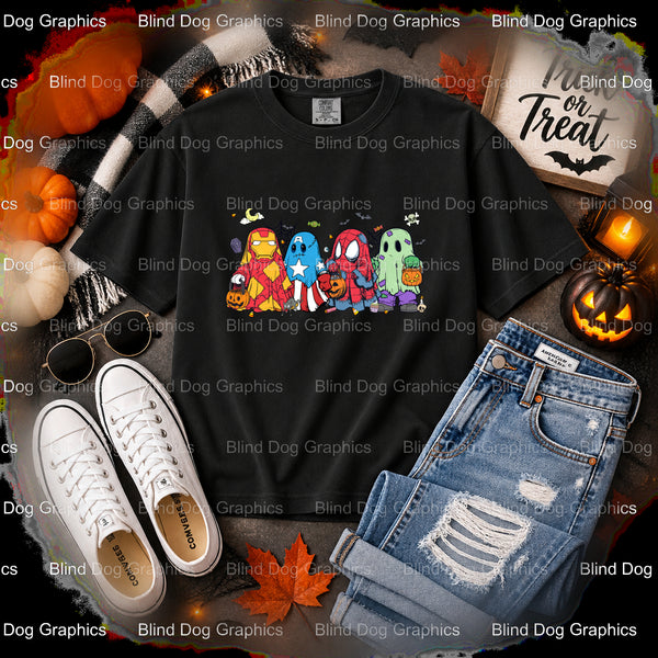BOO! – Halloween Premade DTF Transfer (view 2 of 2) – by Blind Dog Graphics – Premade Transfers – Halloween, DTF Transfers
