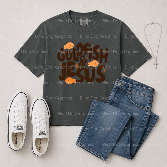 BUT GOD – Christian Premade DTF Transfer (view 2 of 2) – by Blind Dog Graphics – Premade Transfers – Christian, Faith