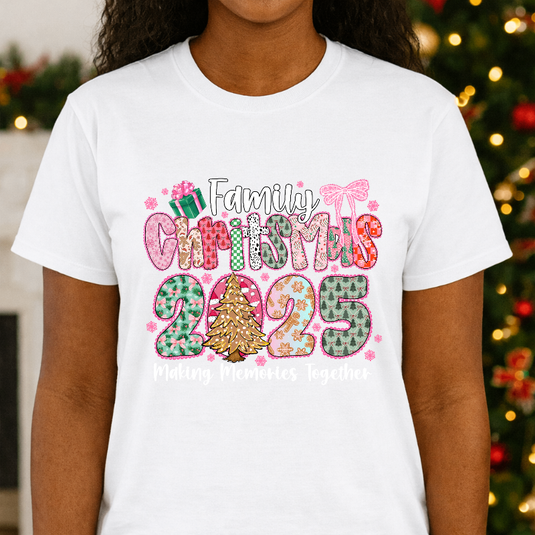 CHRISTMAS 2025 Making Memories Together – Christmas Premade DTF Transfer