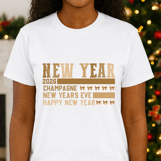 Happy New Year 2026 – New Years Premade DTF Transfer
