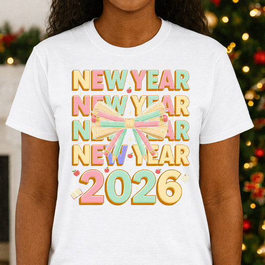 Happy New Year 2026 – New Years Premade DTF Transfer