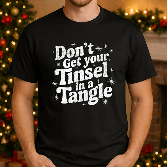 "Naughty Nice I Tried" – Christmas Premade DTF Transfer