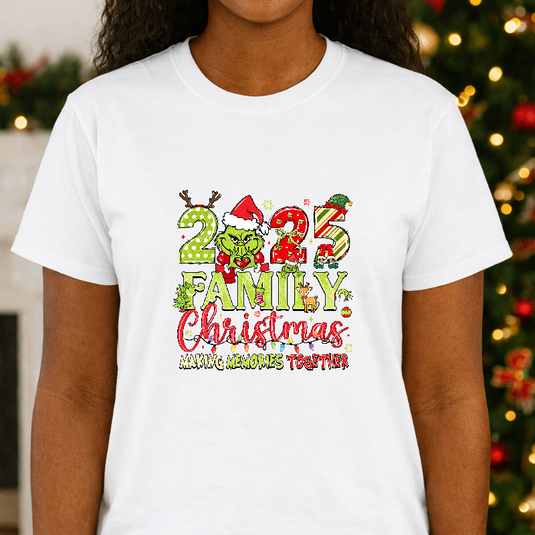Grinch Family Christmas – Christmas Premade DTF Transfer