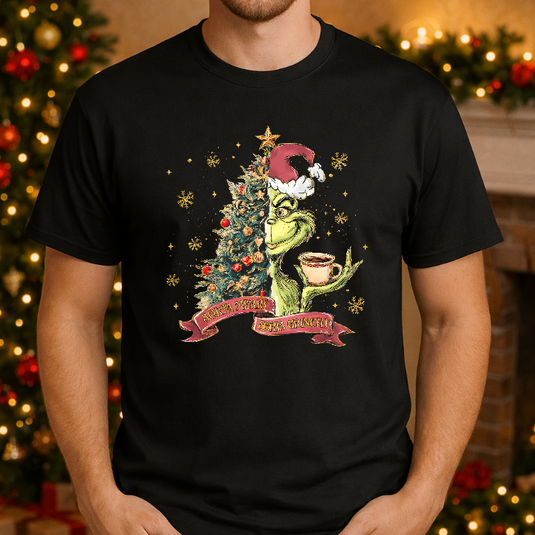 SORTA MERRY SORTA GRINCH – Christmas Premade DTF Transfer