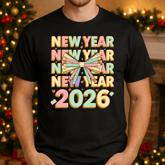 Happy New Year 2026 – New Years Premade DTF Transfer