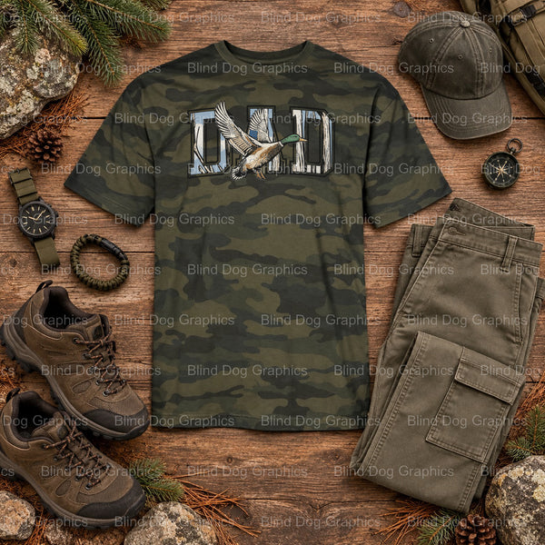 Dad The Hunter The Myth The Legend - Hunting DTF Transfer (view 1 of 2) – by Blind Dog Graphics – Premade Transfers – Hunt...