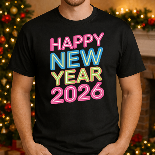 Happy New Year 2026 – New Years Premade DTF Transfer
