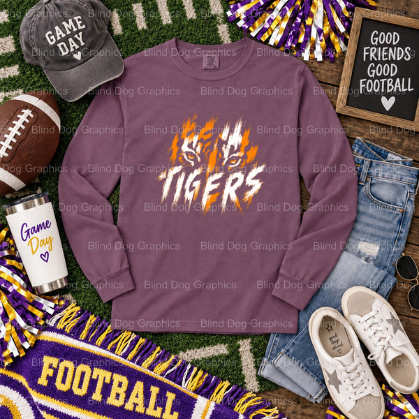 DEAUX! Tigers - LSU Premade DTF Transfer (view 2 of 2) – by Blind Dog Graphics – Premade Transfers – LSU, College Football