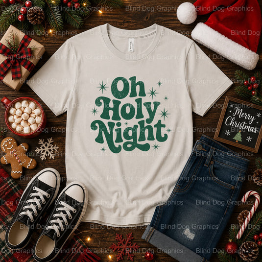 DECK THE HALLS – Christmas Premade DTF Transfer (view 2 of 2) – by Blind Dog Graphics – Premade Transfers – Christmas, Hol...