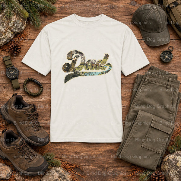 DEER HUNTING DAD - Hunting DTF Transfer (view 2 of 2) – by Blind Dog Graphics – Premade Transfers – Hunting, Outdoors