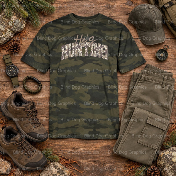 Deer Season - Hunting DTF Transfer (view 1 of 2) – by Blind Dog Graphics – Premade Transfers – Hunting, Outdoors