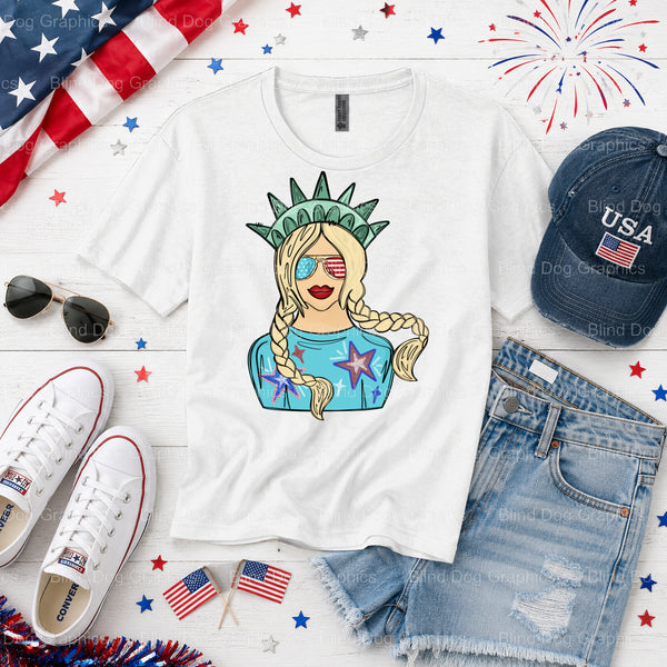 Distressed Eagle and American Flag – Fourth Of July DTF Transfer (view 1 of 2) – by Blind Dog Graphics – Premade Transfers...
