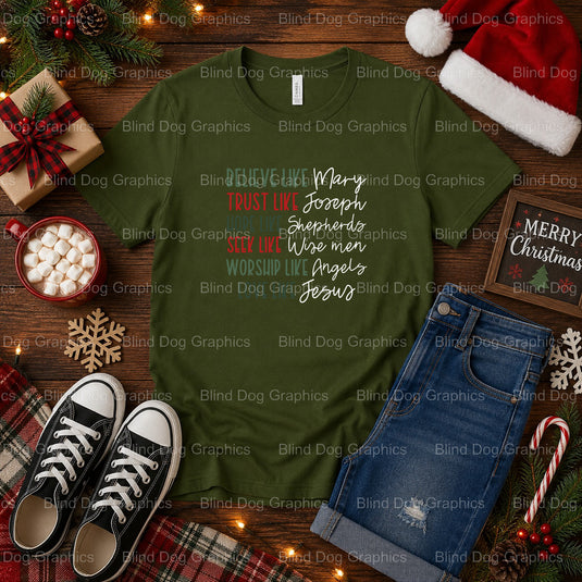 Dog in Santa Hat – Christmas Premade DTF Transfer (view 1 of 2) – by Blind Dog Graphics – Premade Transfers – Christmas, H...