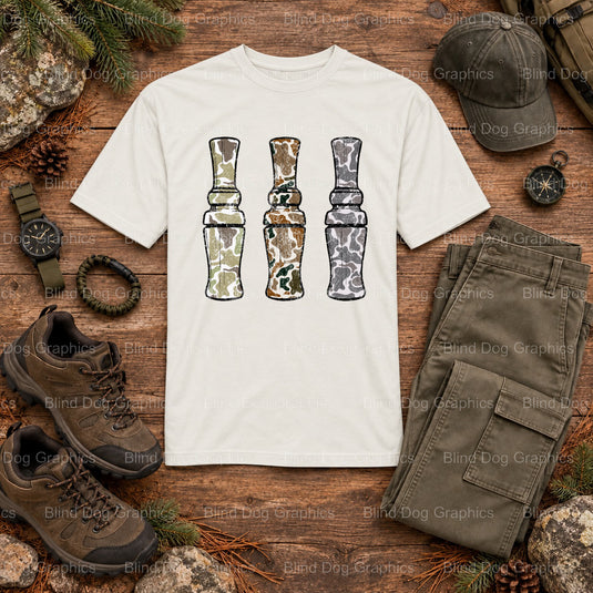 DUCK SEASON - Patriotic Duck Hunting Premade DTF Transfer (view 2 of 2) – by Blind Dog Graphics – Premade Transfers – Hunt...