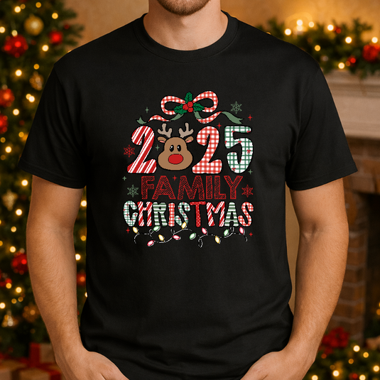 Reindeer Family – Christmas Premade DTF Transfer