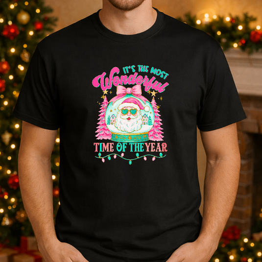 "IT'S THE MOST WONDERFUL TIME OF THE YEAR" – Christmas Premade DTF Transfer