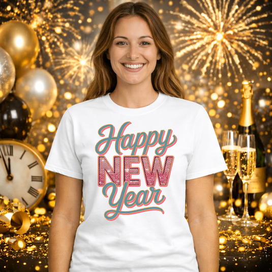 Happy New Year 2026 – New Years Premade DTF Transfer