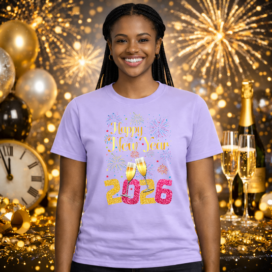 Happy New Year 2026 – New Years Premade DTF Transfer