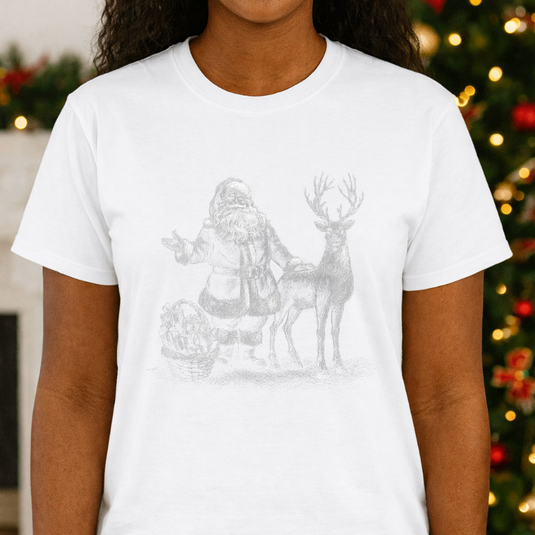 Merry Christmas Truck with Tree – Christmas Premade DTF Transfer