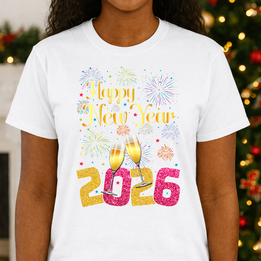 Happy New Year 2026 – New Years Premade DTF Transfer