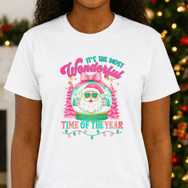 "IT'S THE MOST WONDERFUL TIME OF THE YEAR" – Christmas Premade DTF Transfer
