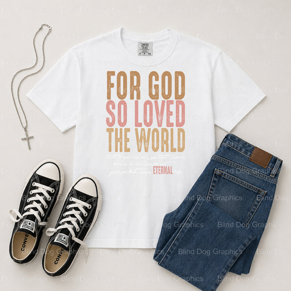 Faith Can Move Mountains – Christian Premade DTF Transfer (view 1 of 2) – by Blind Dog Graphics – Premade Transfers – Chri...